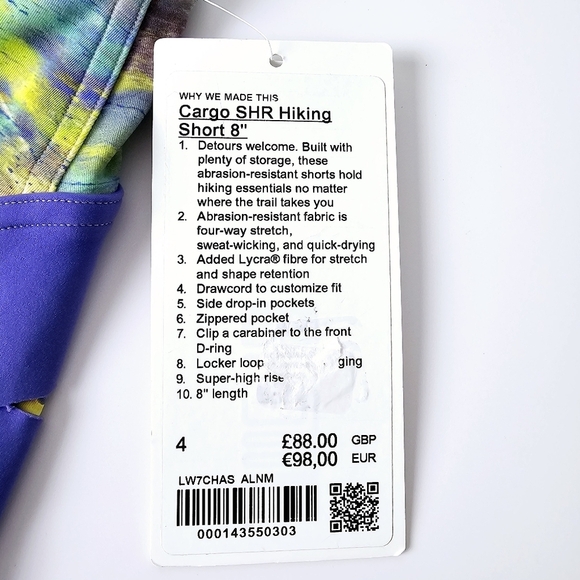 Lululemon Cargo Super-High-Rise Hiking Short 8" NWT - Picture 8 of 13